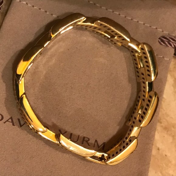 SOLD    David Yurman 18k Link Bracelet - Picture 8 of 8